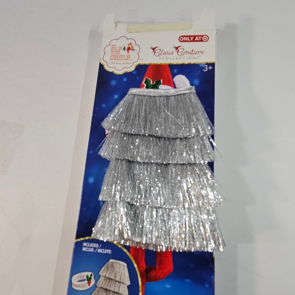 Elf on the Shelf Claus Couture Collection Tiny Tinsel Dress Clothes Outfit - Picture 2 of 5